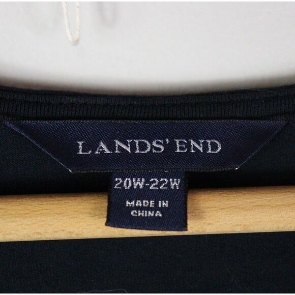 Lands End Faux Wrap Dress size 20W-22W - Picture 5 of 6